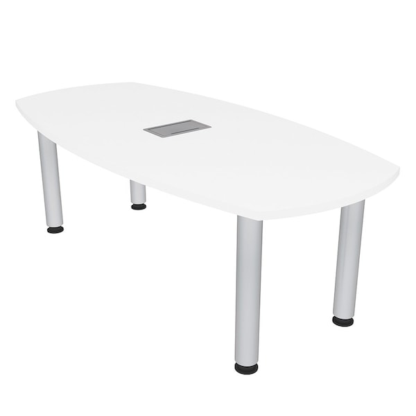 Skutchi Designs 33.5 in W, 69.5 in L, 29 in H, Engineered Wood Top, White HAR-ABOT-34X70-POST-ELEC-XD09 - main